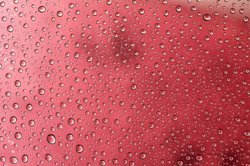 red water drop background texture