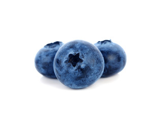 Obraz premium blueberries isolated on white background.
