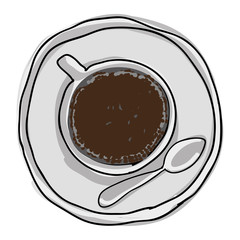 coffee mug icon image vector illustration design 