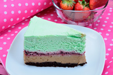 part of cake mousse