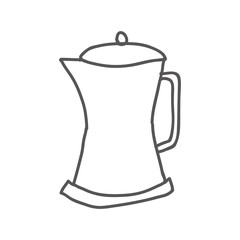 coffee maker icon image vector illustration design 