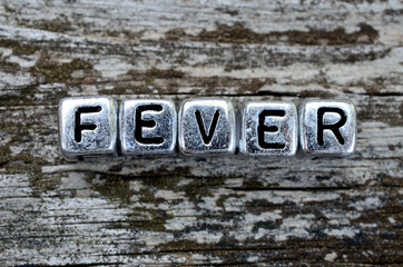 cube word fever on table