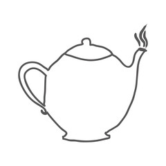 kettle or teapot icon image vector illustration design 