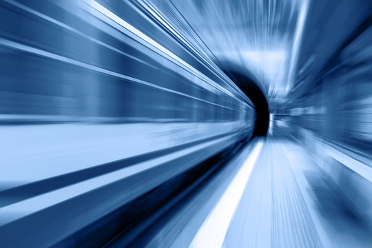 Fototapeta high speed train