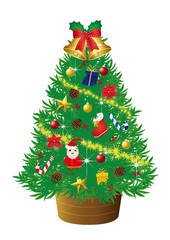 クリスマスツリー　イラスト