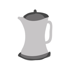 italian coffee maker icon image vector illustration design 