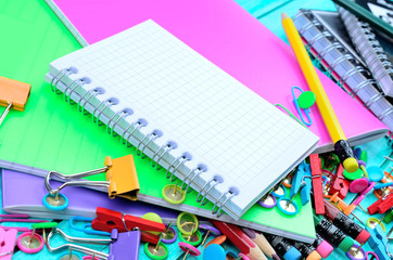 notebook on stuff for school