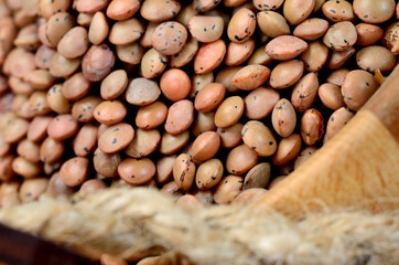 lentil on table