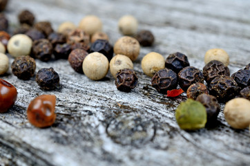 peppercorn on table