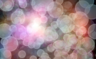 Abstract Background bokeh, blurred colors - Heart shape Love symbol