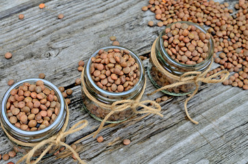 lentil on table