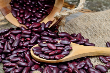 red beans on table