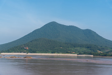 Obraz premium Travel around chiang khan Loei,The important water resources are the Mekong, Hueang and Loei Rivers