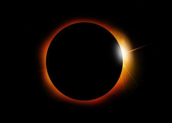 Fototapeta premium Solar Eclipse 