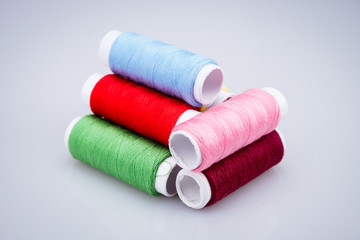 thread rolls with filter effect retro vintage style