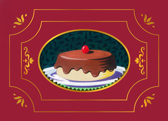 Anniversary cake card