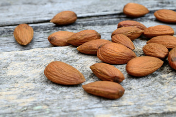 almond on table