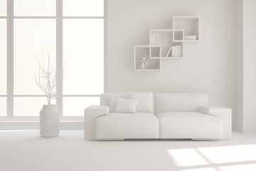 white modern interior design