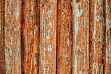 Old and worn paint on wood background. Abstract background.