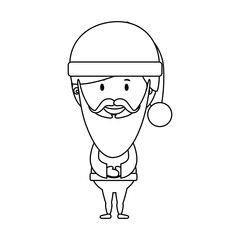 santa claus icon image vector illustration design 