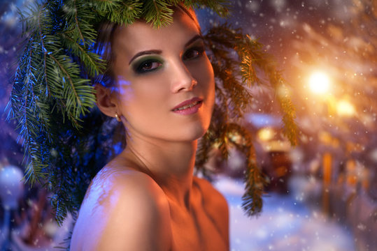 Winter Christmas Woman