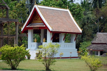 Fototapeta na wymiar Small temple in a Buddhist temple complex, Luang Prabang, Laos
