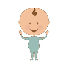 cute baby boy icon image vector illustration design 