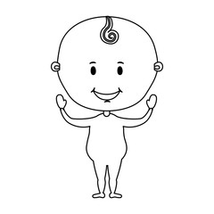 cute baby boy icon image vector illustration design 