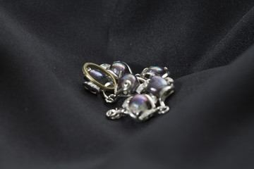 Vintage brass ring, bracelet