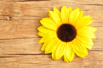 An artificial sunflower