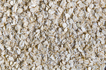 Oat flakes background. Healthy lifestyle concept.