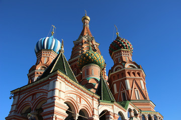 Fototapeta na wymiar Moscow,Saint Basil's Cathedral.