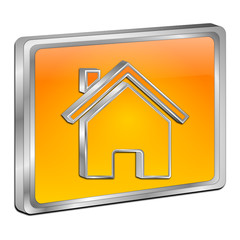 Home Button - 3D illustration