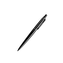 ball pen. vector icon