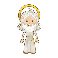 god representation icon image vector illustration design 
