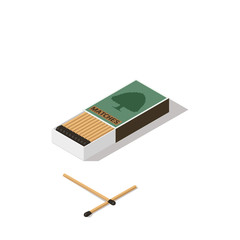 Isomeric Matchbox and Matches.