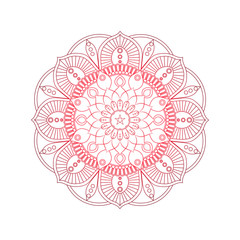 Flower Mandalas. Vintage decorative elements. Oriental pattern,