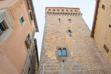 Fototapeta na wymiar Historic buildings in Segovia