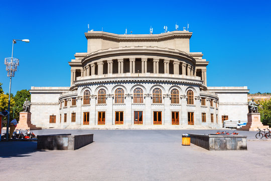 Opera and Balet National Academic Theater in Yerevan, Armenia.