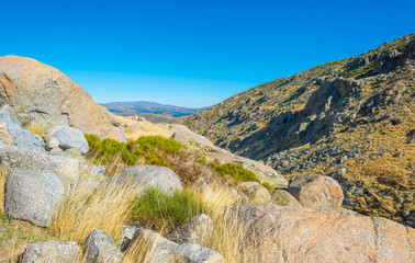 Hills of natural park Sierra de Gredos