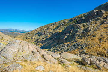 Hills of natural park Sierra de Gredos