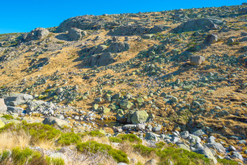 Hills of natural park Sierra de Gredos