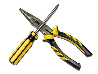 Obraz premium tool on white background 