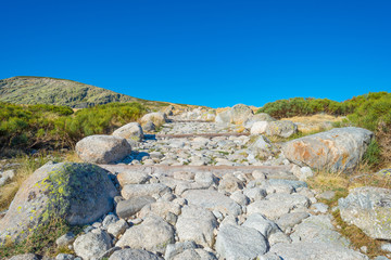 Hills of natural park Sierra de Gredos