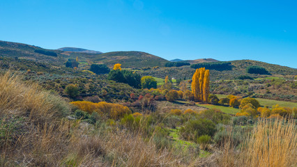 Hills of natural park Sierra de Gredos