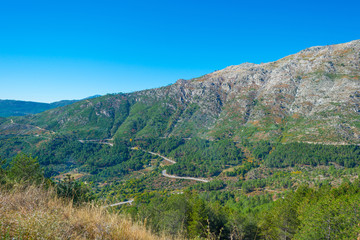Hills of natural park Sierra de Gredos
