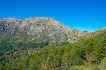 Hills of natural park Sierra de Gredos