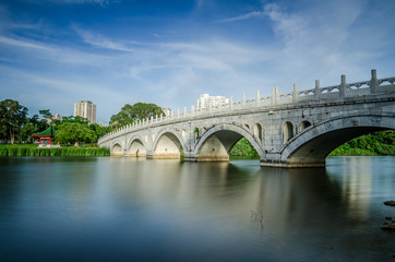 Naklejka premium Stone Arch Bridge of Chinese Garden
