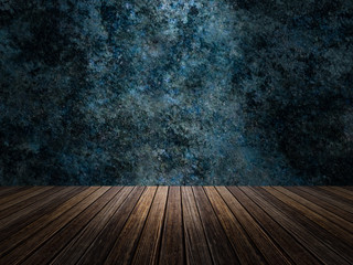 3D rendering of blank Wall Background