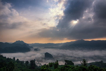 Phu Langka at Sunrise
